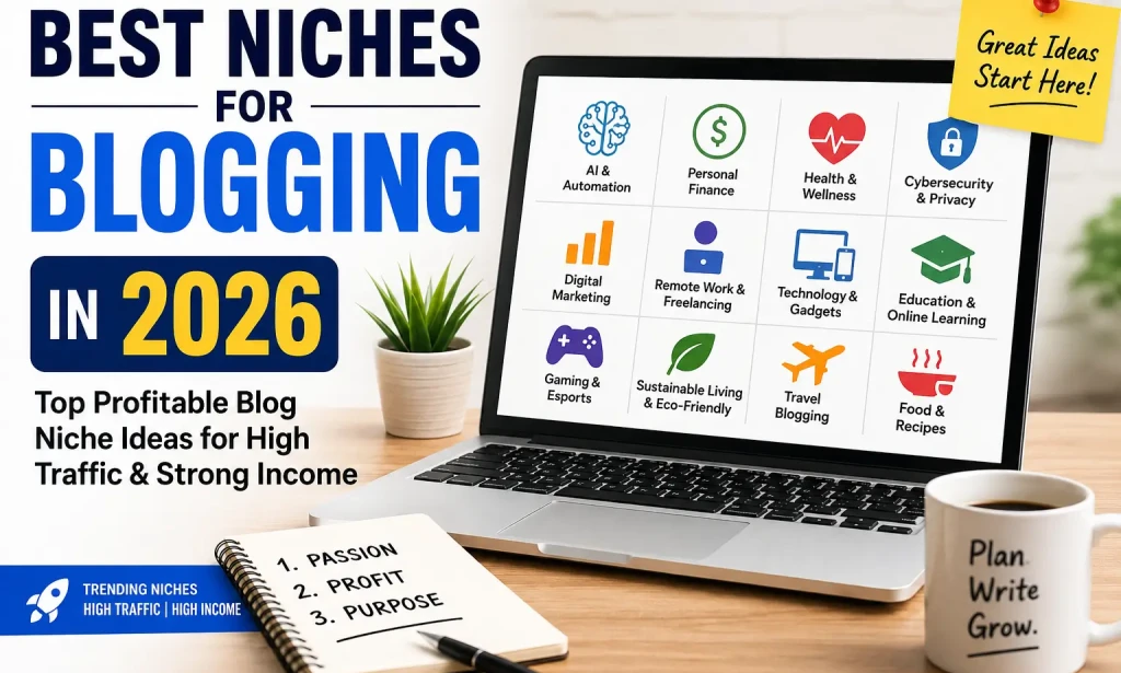 Best Niches for Blogging in 2026 | Top Profitable Blog Ideas